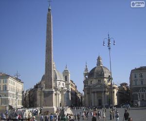 yapboz Piazza del Popolo, Roma